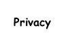 Privacy Policy